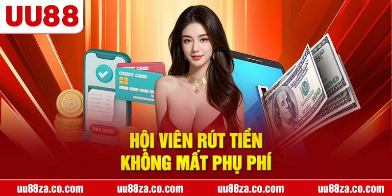 Hội viên rút tiền không mất phụ phí